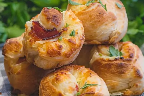 Peppe Scrolls: mozzarella, garlic and pepperoni